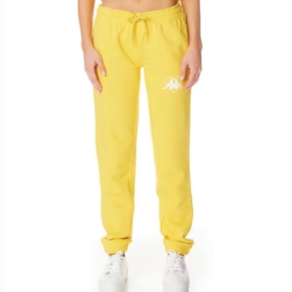 Yellow Lightweight Kappa Pants.